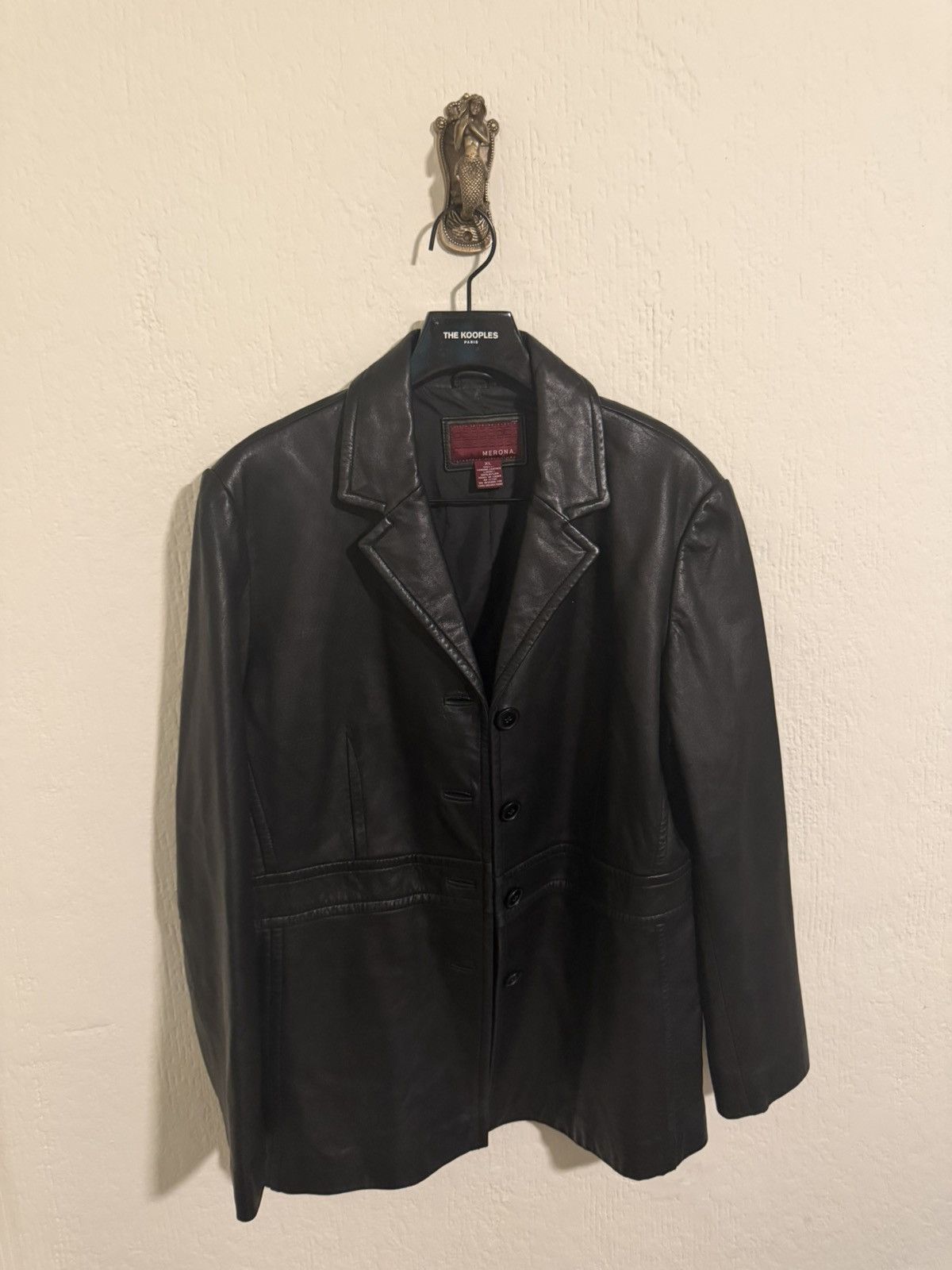 Genuine Leather Vintage genuine leather four button blazer jacket size L Size US L / EU 52-54 / 3 - 8 Thumbnail