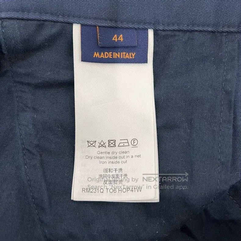 Louis Vuitton Louis Vuitton Pin embroidered navy overalls pants Size US 44 / EU 60 - 4 Thumbnail