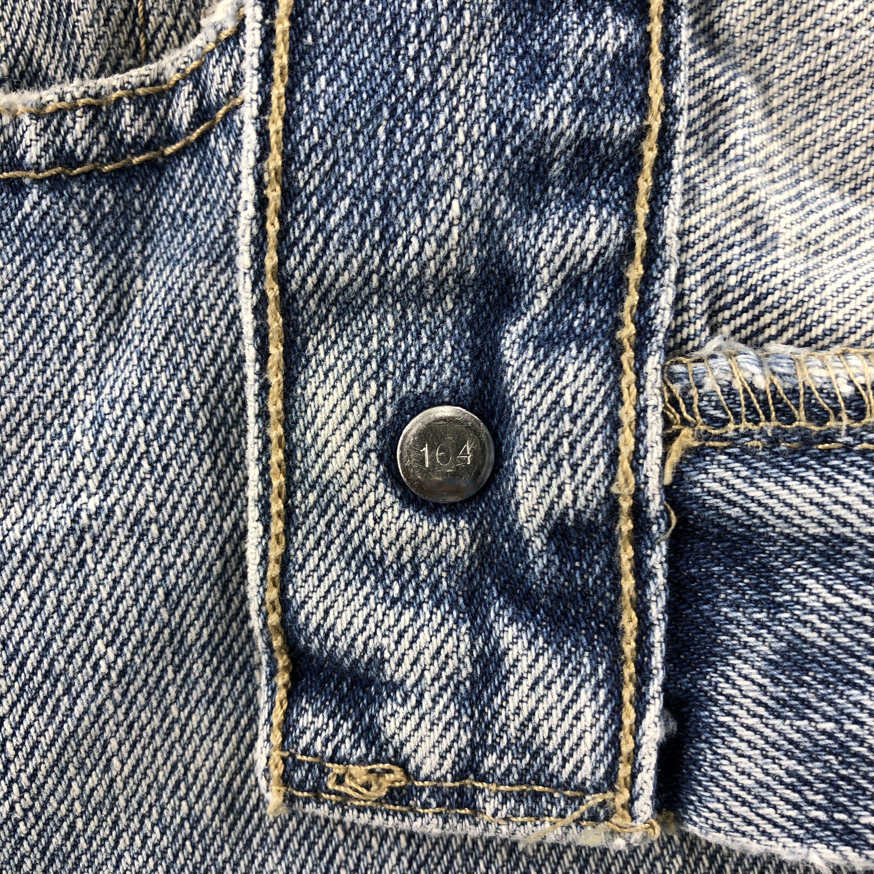 Levi's Distressed Vintage Levis 505 Jeans Stone Washed Denim KJ464 Size US 36 / EU 52 - 9 Thumbnail