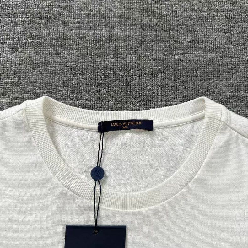 Louis Vuitton LV White Short Sleeve Pocket T -2505 Size US XXL / EU 58 / 5 - 3 Thumbnail