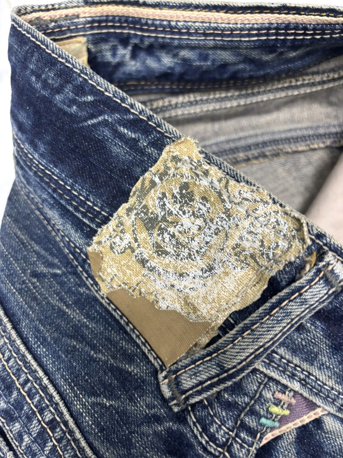 Hysteric Glamour × If Six Was Nine × Le Grande Bleu (L.G.B.) Brappers Flare Jeans Lady Vintage Union Made Bootcut Denim Size 27" / US 4 / IT 40 - 10 Thumbnail