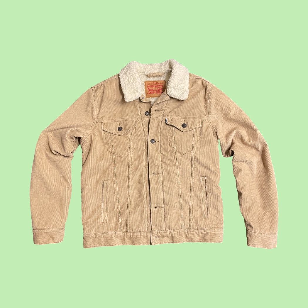 Levi’s Vintage Tan Sherpa Corduroy Jacket