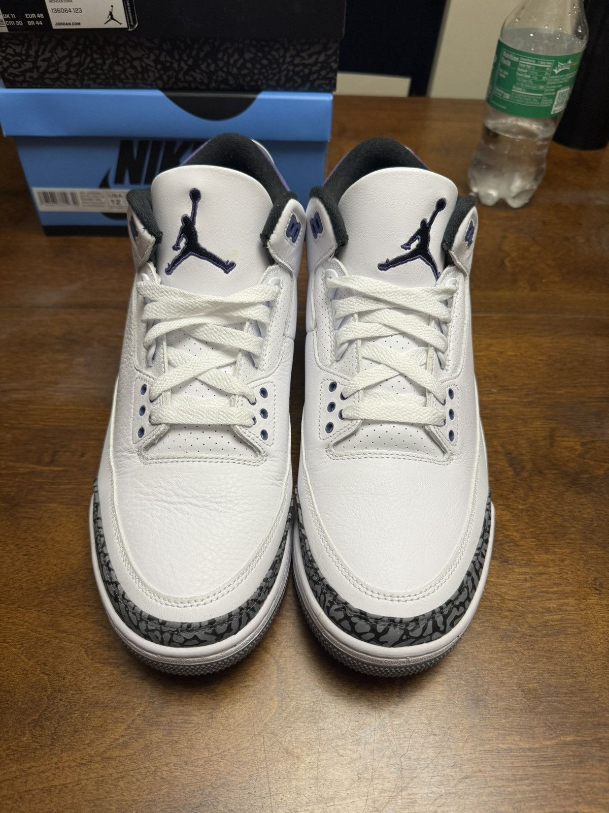 Jordan Brand × Nike Air Jordan 3 Retro “Dark Iris” Size US 12 / EU 45 - 3 Thumbnail