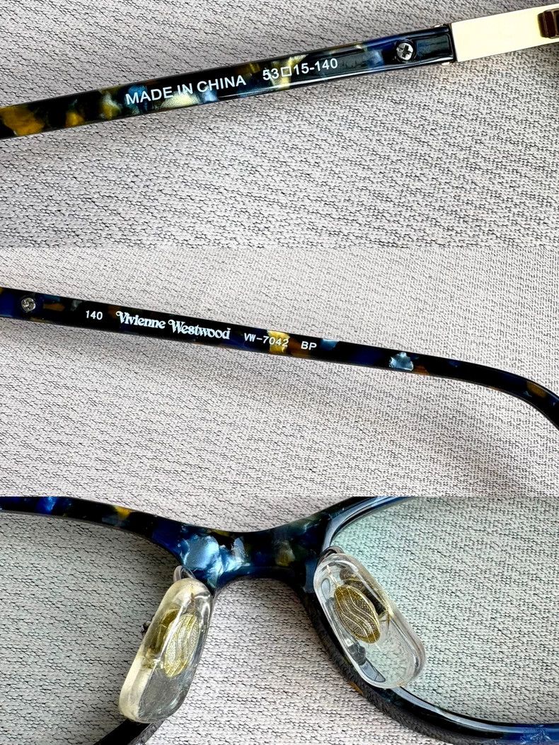 Vivienne Westwood Vivienne Westwood Vintage Saturn blue tortoiseshell mother Size ONE SIZE - 3 Thumbnail