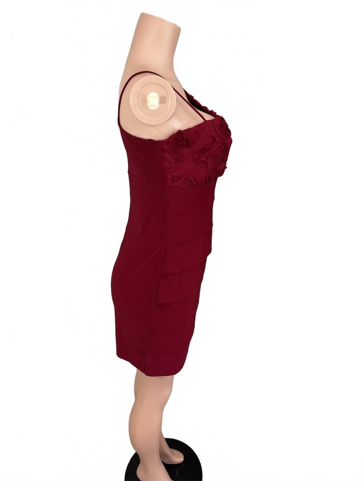 Other Enfocus Studio Y2K Rosette One-Shoulder Bodycon Dress. 10. Size L / US 10 / IT 46 - 5 Thumbnail