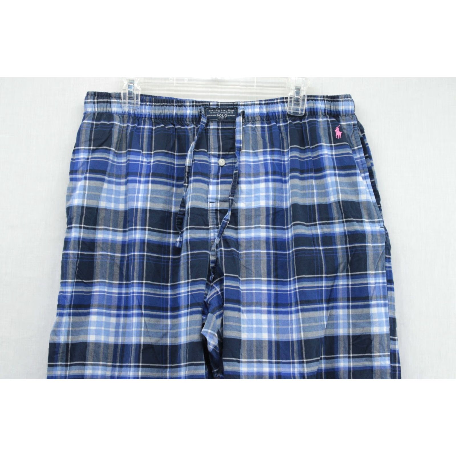 Polo Ralph Lauren Polo Ralph Lauren Pajama Pants Men's XL Logo Lounge comfortable Drawstring Plaid Size US XL / EU 56 / 4 - 2 Thumbnail
