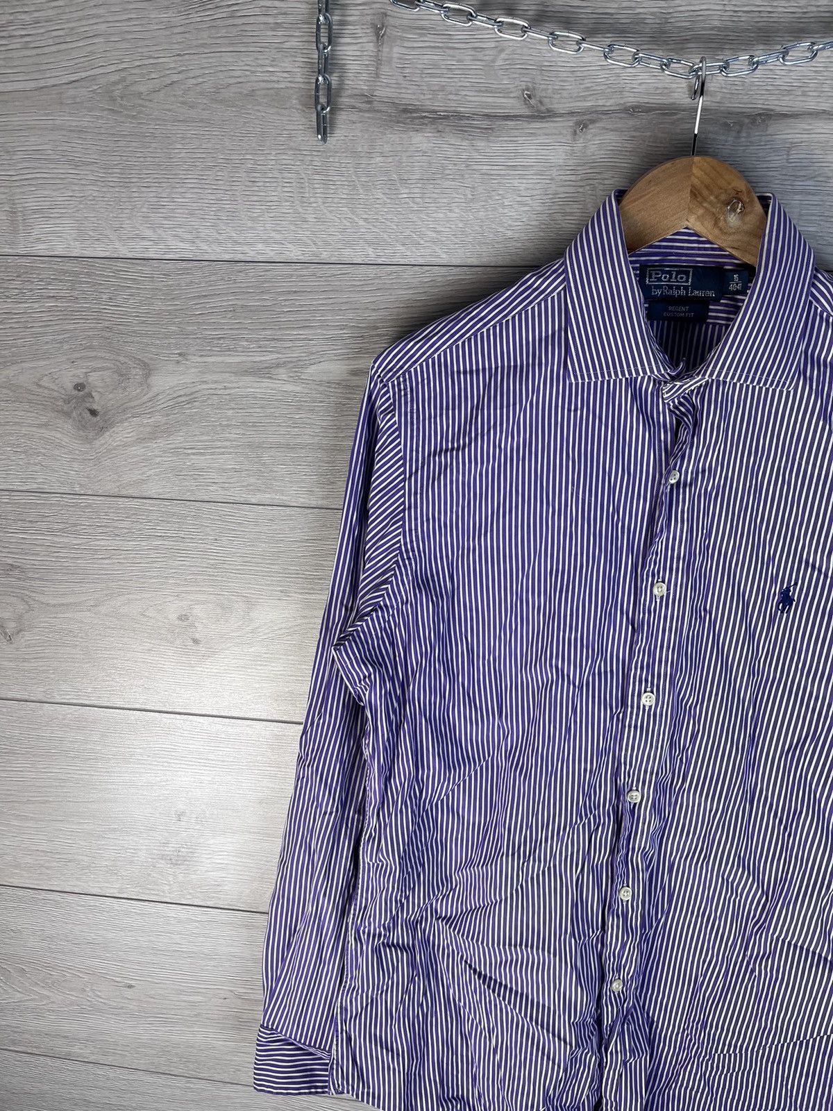 Vintage Vintage men’s Button-down shirt Polo Ralph Lauren size 40 Size US L / EU 52-54 / 3 - 3 Thumbnail