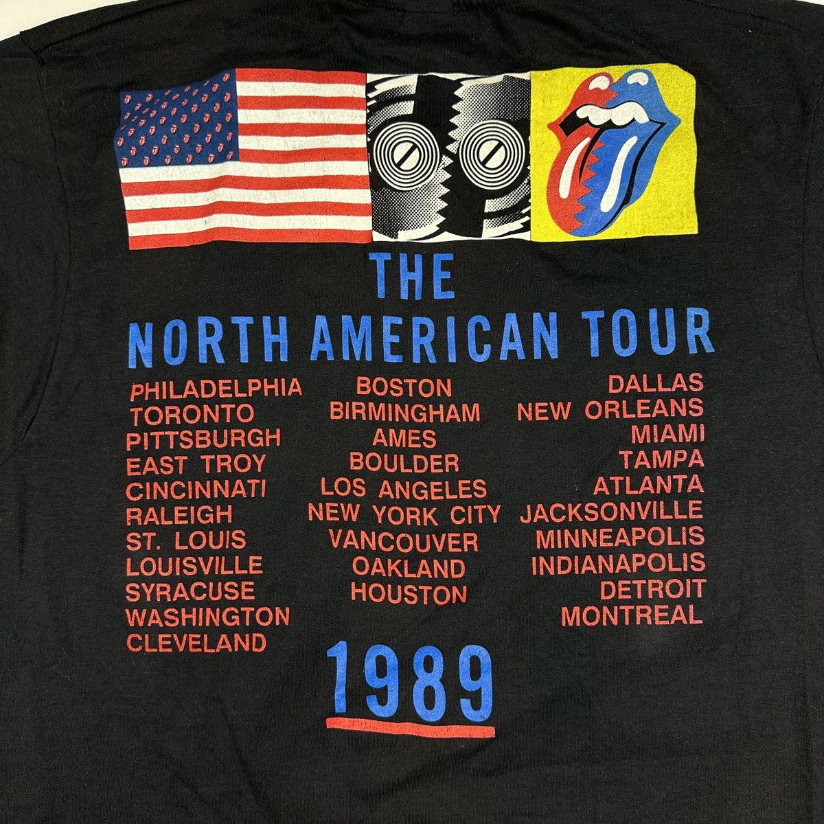 The Rolling Stones × Vintage The Rolling Stones - North America Tour 1989 Size US L / EU 52-54 / 3 - 3 Thumbnail