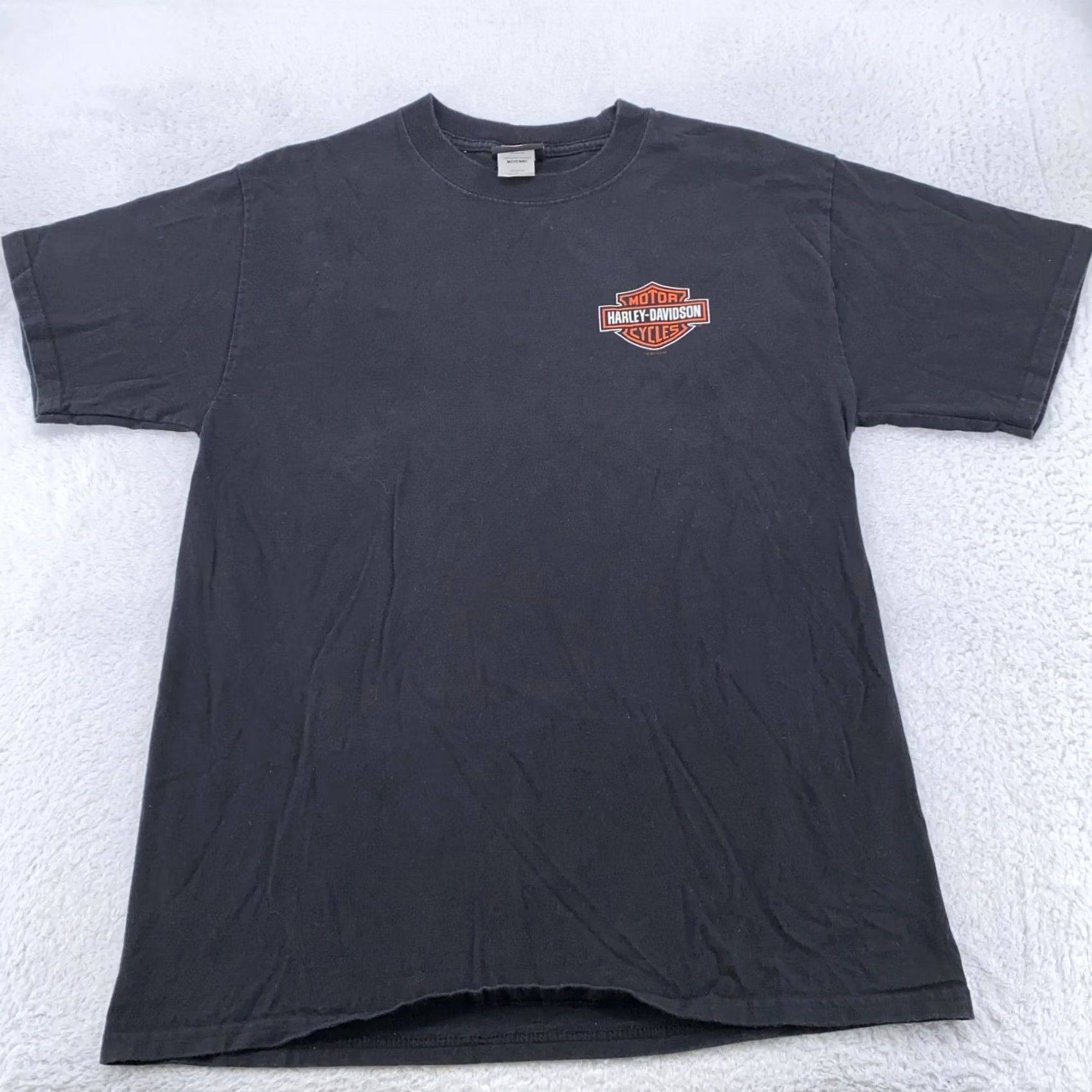 Harley Davidson Harley-Davidson Shirt Mens Medium Black Seacoast North Hampton NH Motorcycle Tee Size US M / EU 48-50 / 2 - 3 Thumbnail