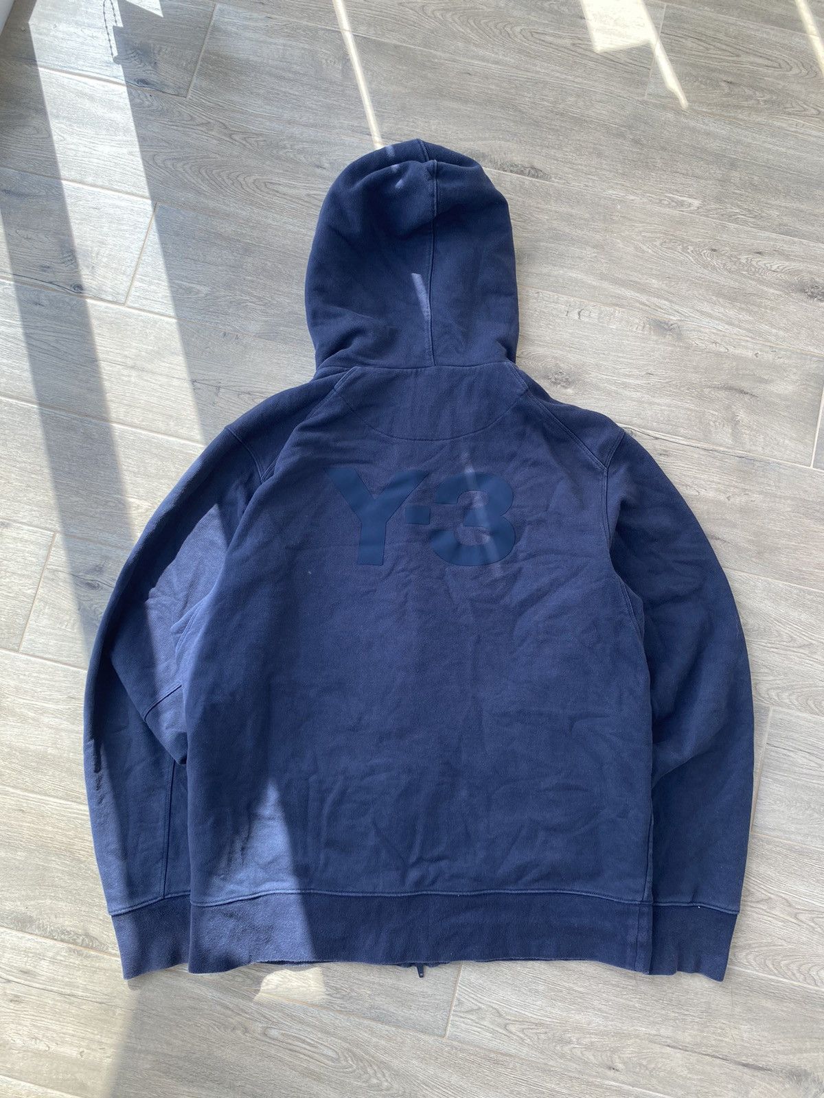 Yohji Yamamoto Yohji Yamamoto Y3 Logo Hoodie Size US XXL / EU 58 / 5 - 1 Thumbnail