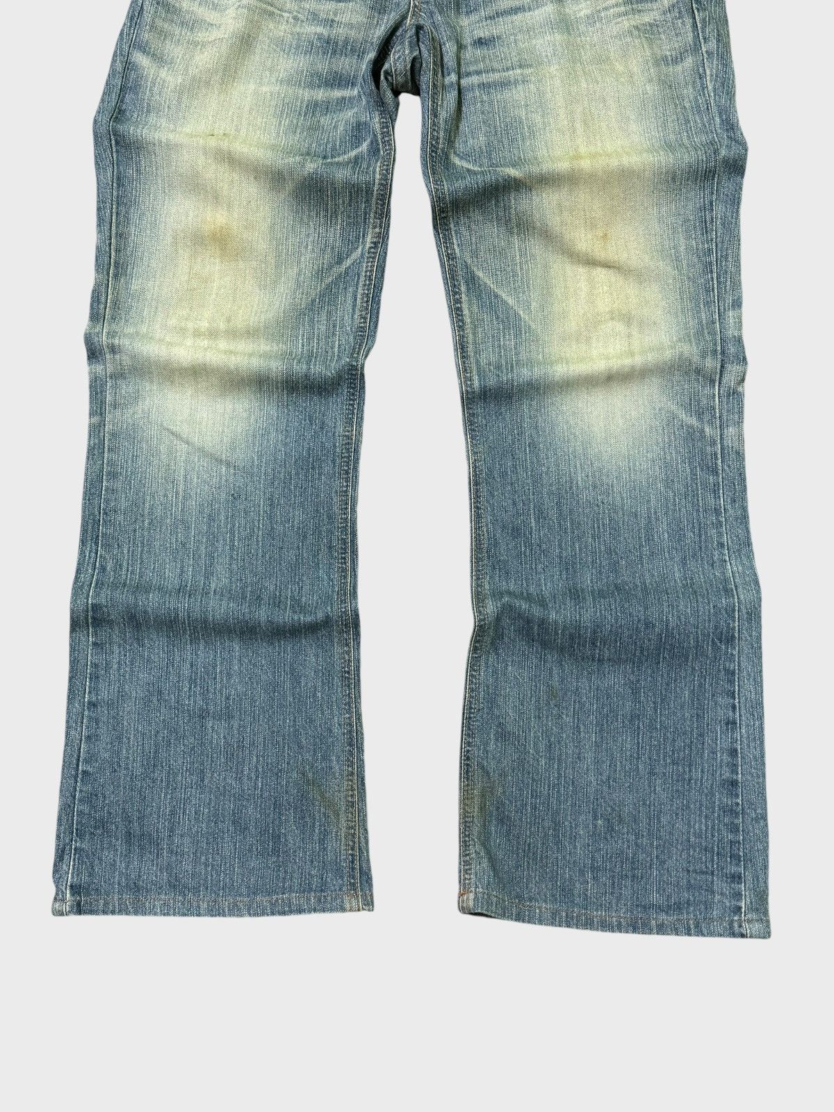 Edwin FLARED VINTAGE EDWIN CLAW MARK MUD WASH JEANS VERY RARE Size US 34 / EU 50 - 6 Thumbnail