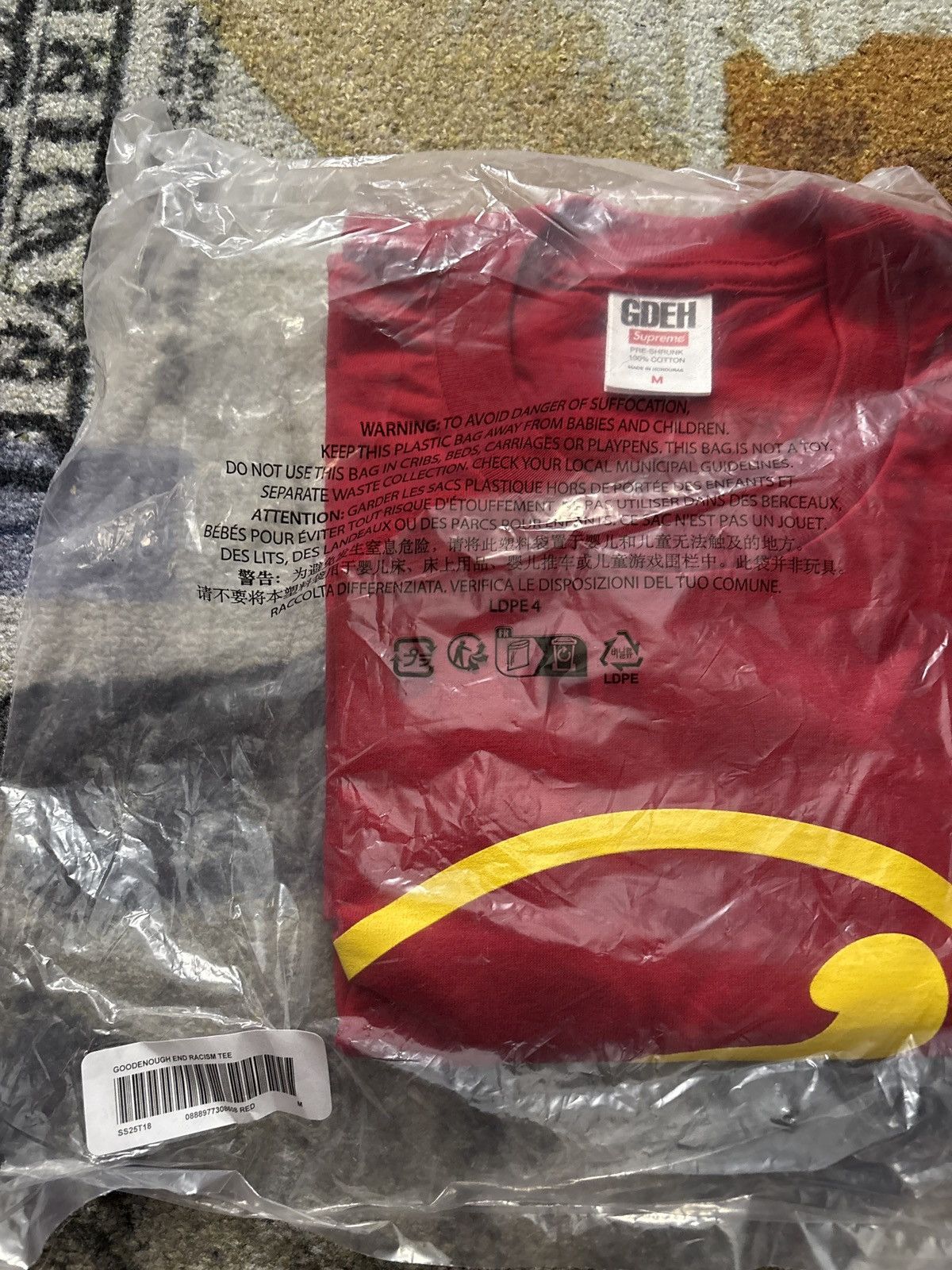 GOODENOUGH × Supreme Supreme GOODENOUGH End Racism Tee Size US M / EU 48-50 / 2 - 3 Thumbnail