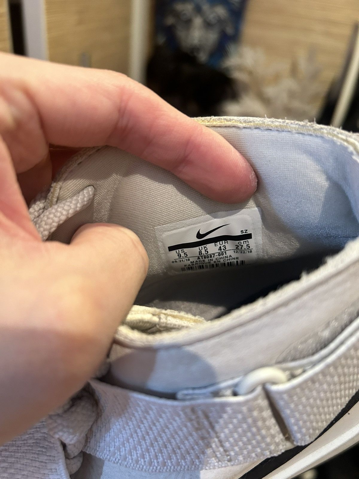 Fear of God Air Fear of God Raid ‘Light Bone’ Size US 9.5 / EU 42-43 - 10 Thumbnail