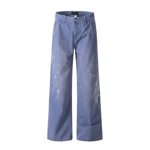 VIBE Men's American style graffiti ink cargo jeans Size US 32 / EU 48 - 1 Thumbnail