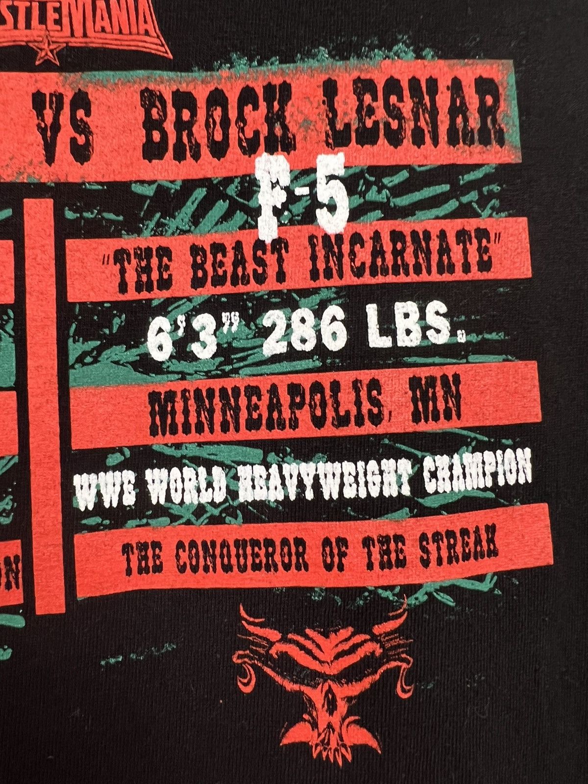 Vintage × WWE × WWF Vintage Brock Lesnar Suplex City Promo Wrestling Shirt Size US L / EU 52-54 / 3 - 6 Thumbnail