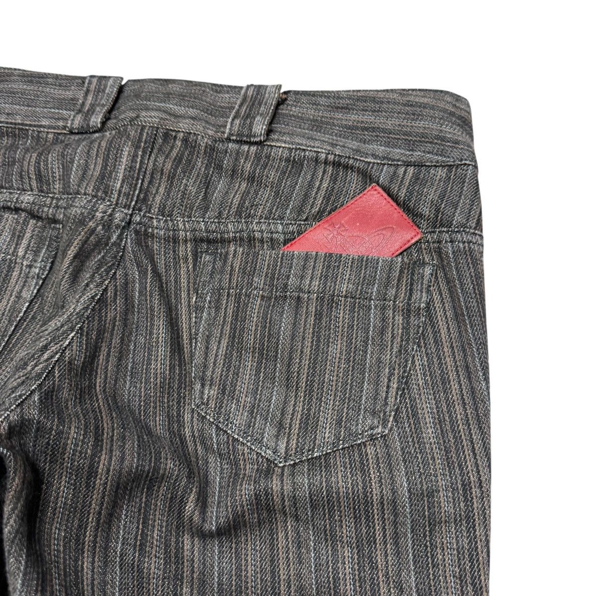 Vivienne Westwood Vivienne Westwood Pinstriped Low Rise Cropped Pants Size 29" - 12 Thumbnail