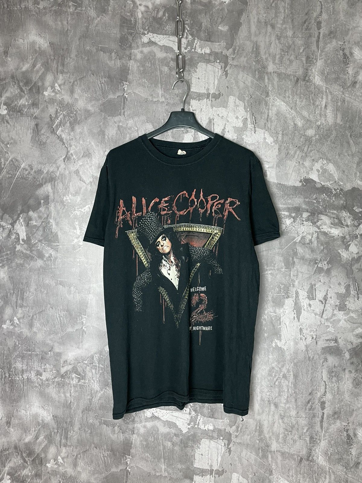 Other Vintage Y2K Alice Cooper Faded Tour Tshirt Size US M / EU 48-50 / 2 - 1 Thumbnail