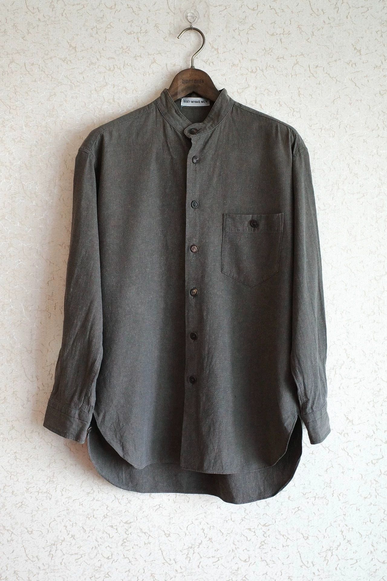 Issey Miyake Issey Miyake Men 90s Tussah Silk Blend Shirt Size US S / EU 44-46 / 1 - 1 Thumbnail
