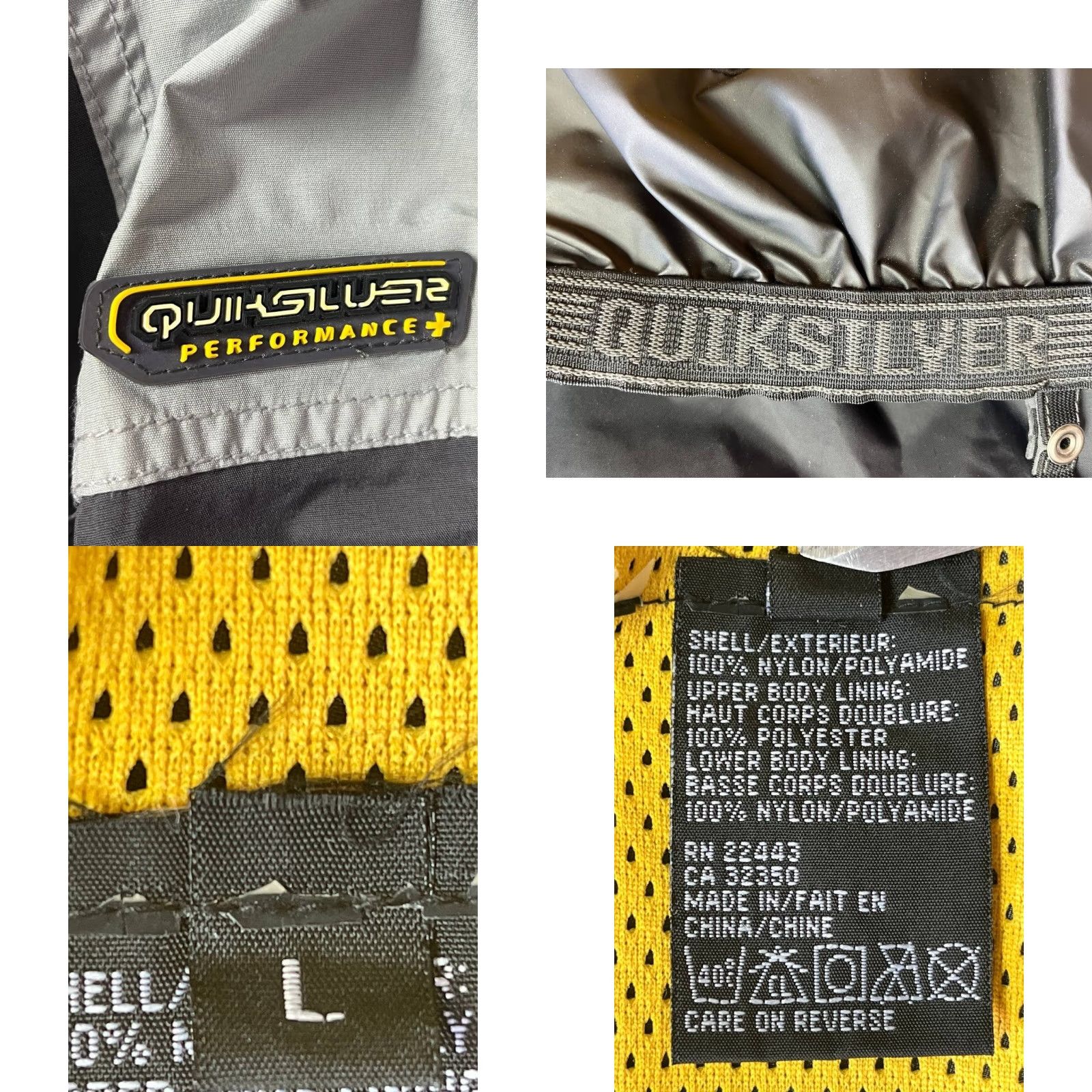 Quiksilver Quiksilver Jacket Long Sleeve Full Zip Hooded Men L Multicolor Windbreaker Casual Modern 27 in Regular Long Coat/Windbreaker Size US L / EU 52-54 / 3 - 8 Thumbnail
