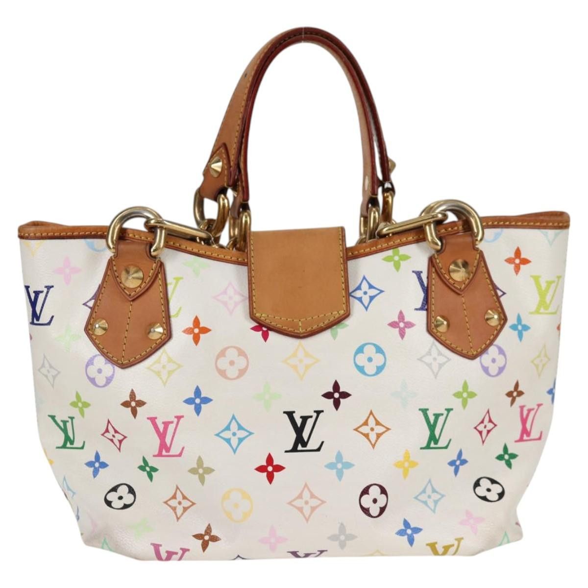 Louis Vuitton LOUIS VUITTON Monogram Multicolor Annie MM Tote Bag White Size ONE SIZE - 2 Thumbnail
