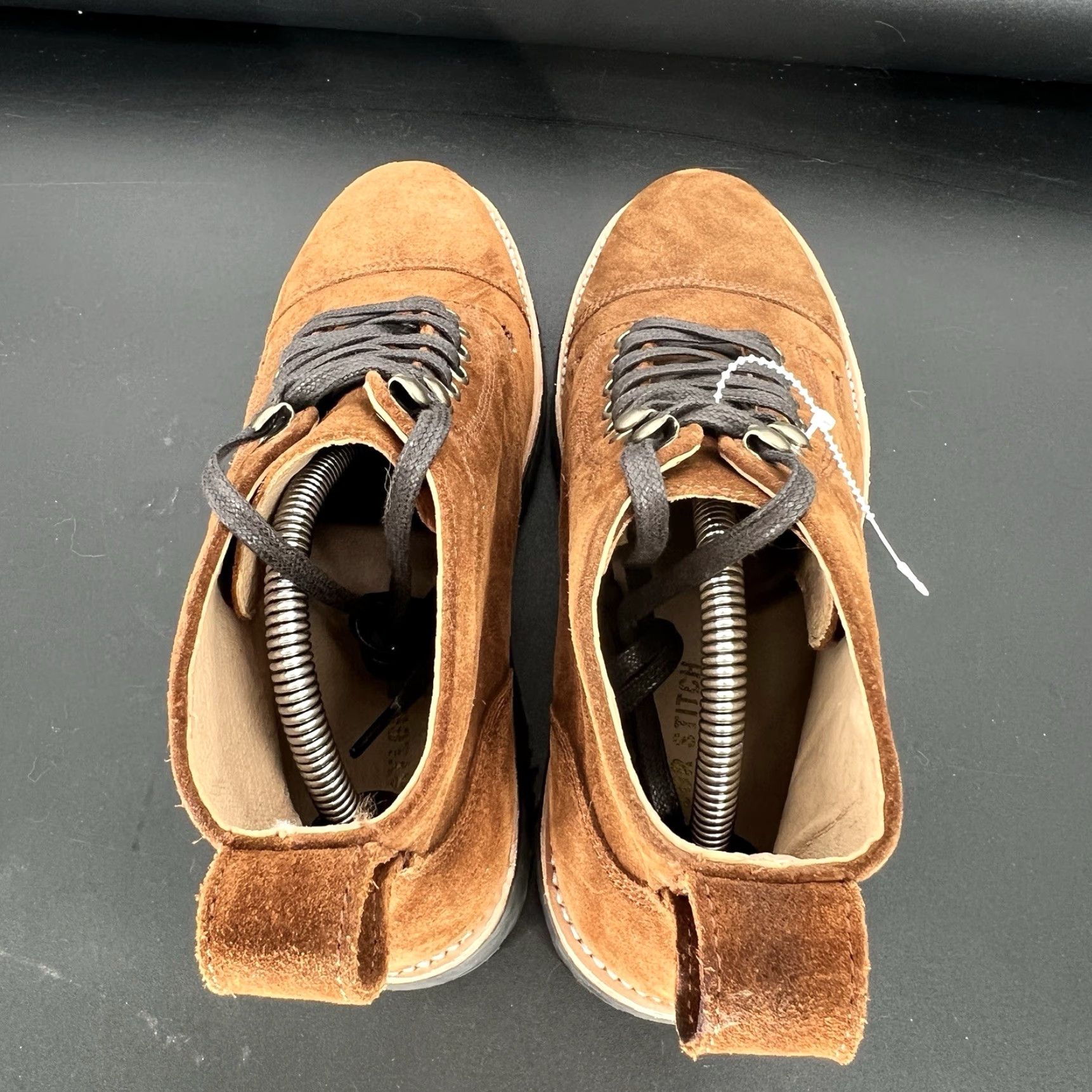 Taylor Stitch Taylor Stitch Men’s Boot The Moto Snuff Brown Suede Lace Up Leather Lining Rubber Outsole Biker Shoes Size 9 Size US 9 / EU 42 - 6 Thumbnail