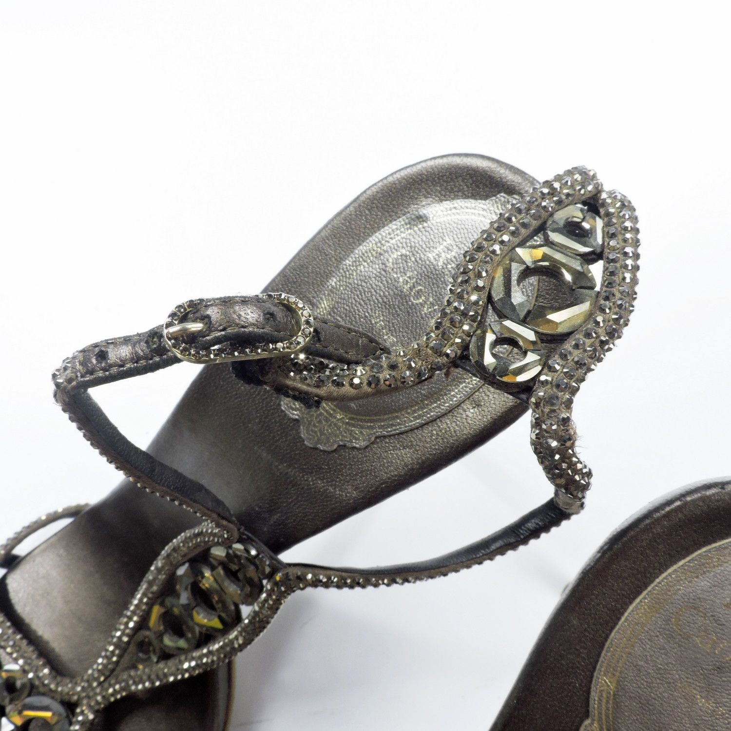 Rene Caovilla RENE CAOVILLA GLITTER VIBRAM HEELS Size US 9 / IT 39 - 9 Thumbnail