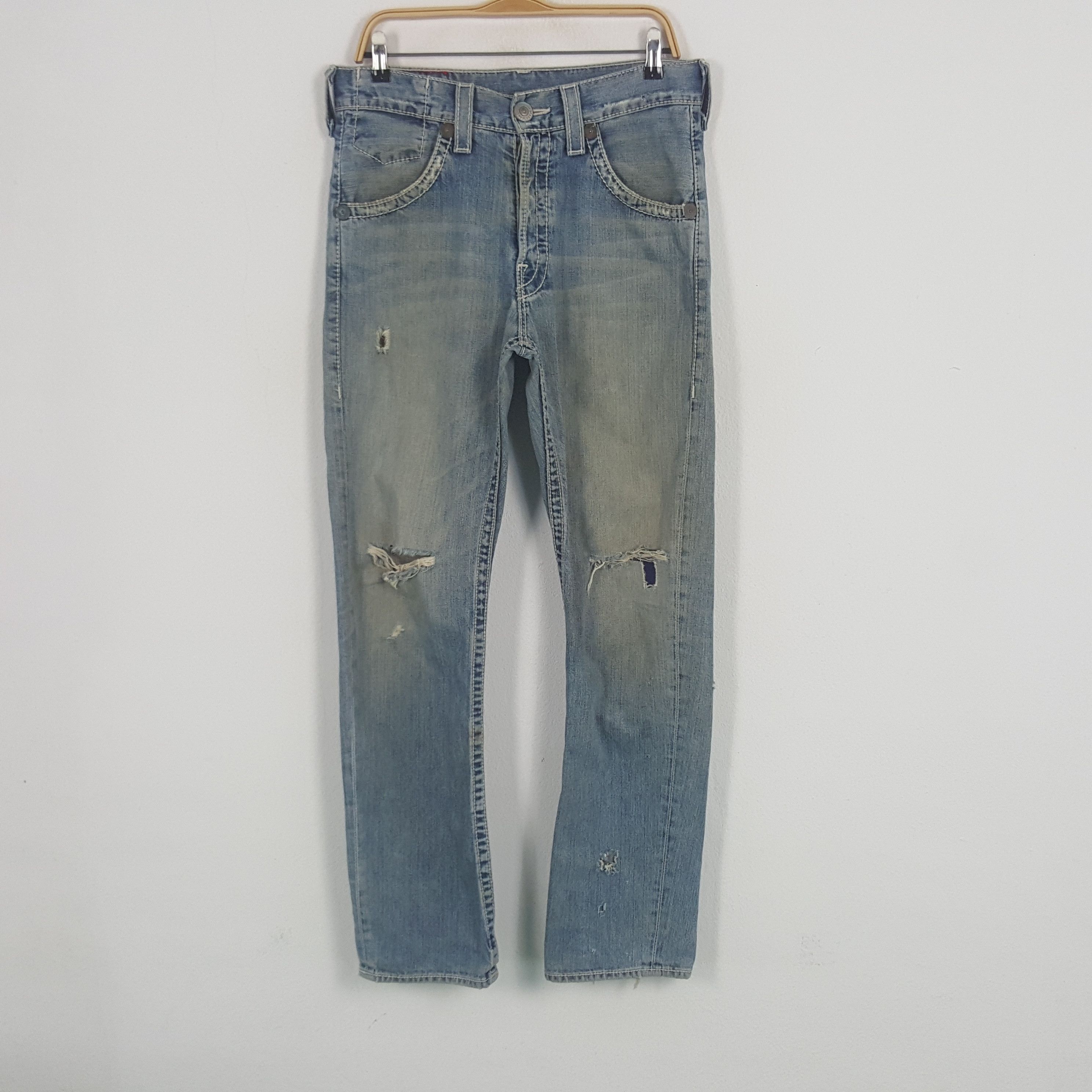 True Religion × Vintage Vintage True Religion Marco Big T Denim Jeans Size US 33 - 1 Thumbnail