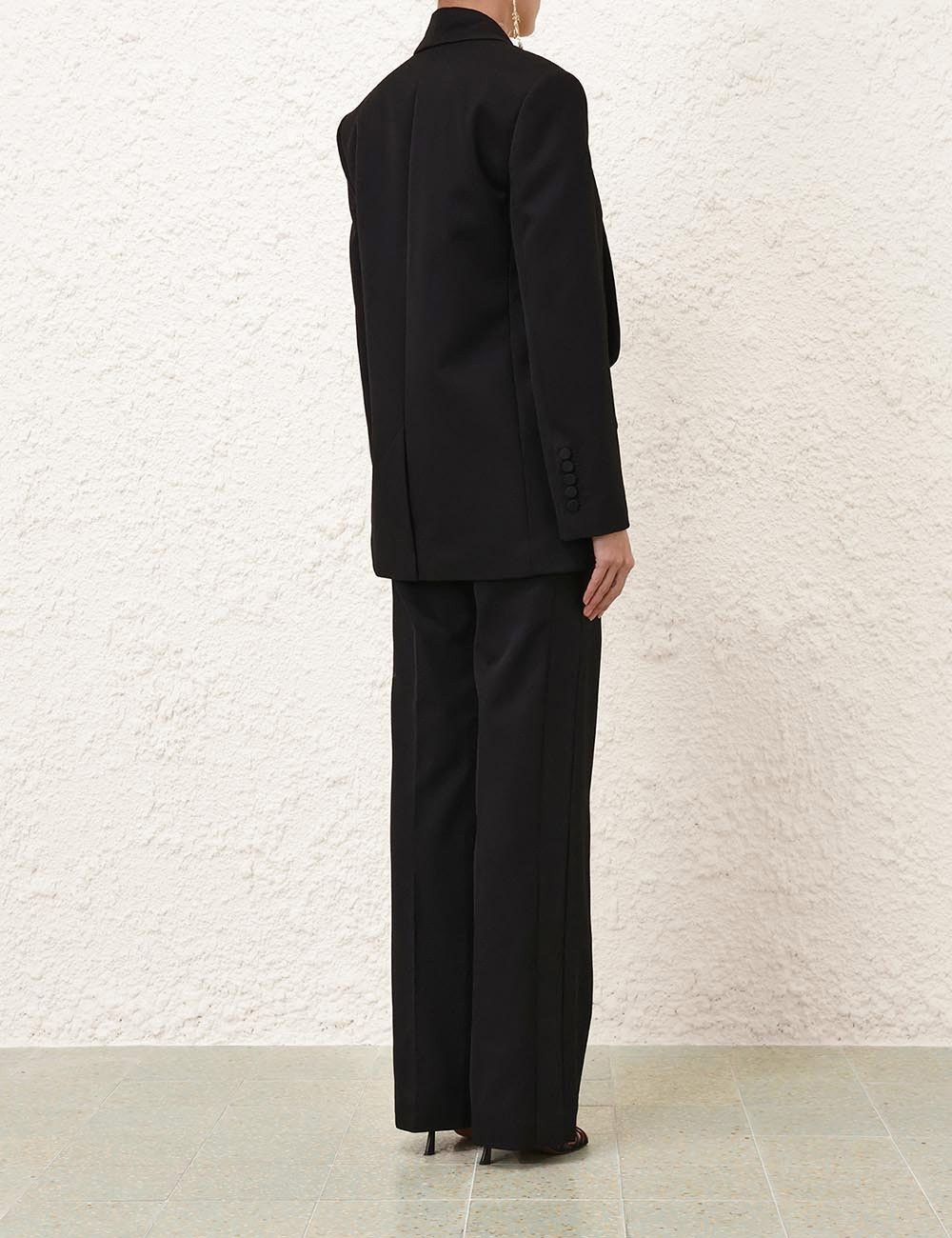 Zimmermann oc11z0725 Illustration Shawl Tux Jacket in Black Size M / US 6-8 / IT 42-44 - 4 Thumbnail