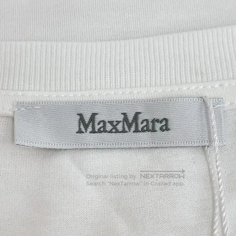 Max Mara MaxMara White Cotton Women's T-Shirt . Size S / US 4 / IT 40 - 6 Thumbnail