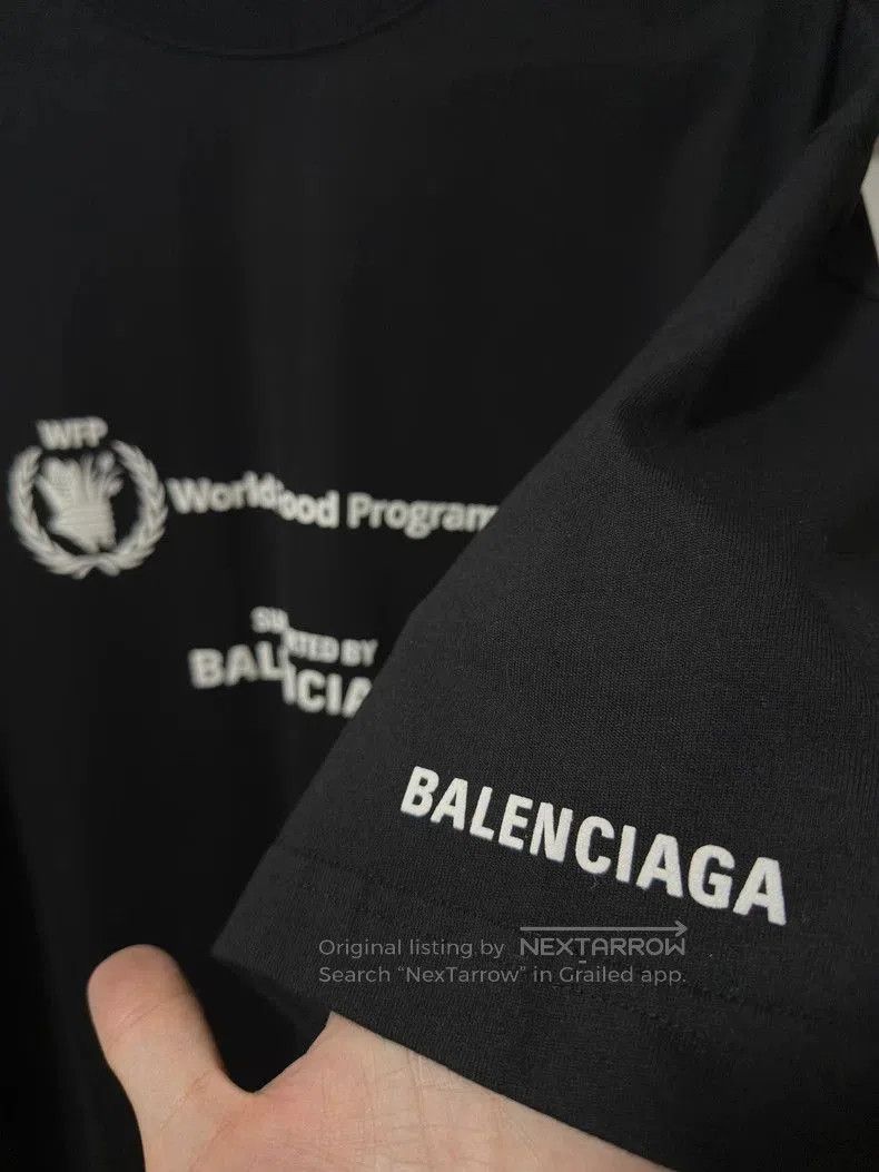 Balenciaga Balenciaga WFP Charity Wheat Ear SS Tee. Size US S / EU 44-46 / 1 - 5 Thumbnail