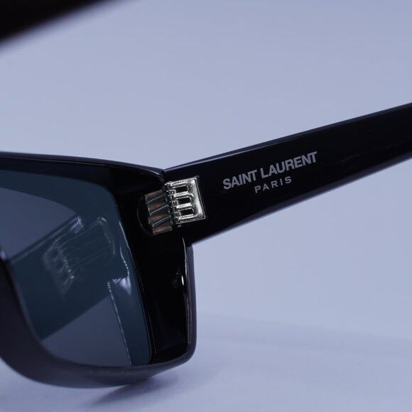 Saint Laurent Paris Saint Laurent SL 757 001 Sunglasses Black Square Frame Size ONE SIZE - 8 Thumbnail