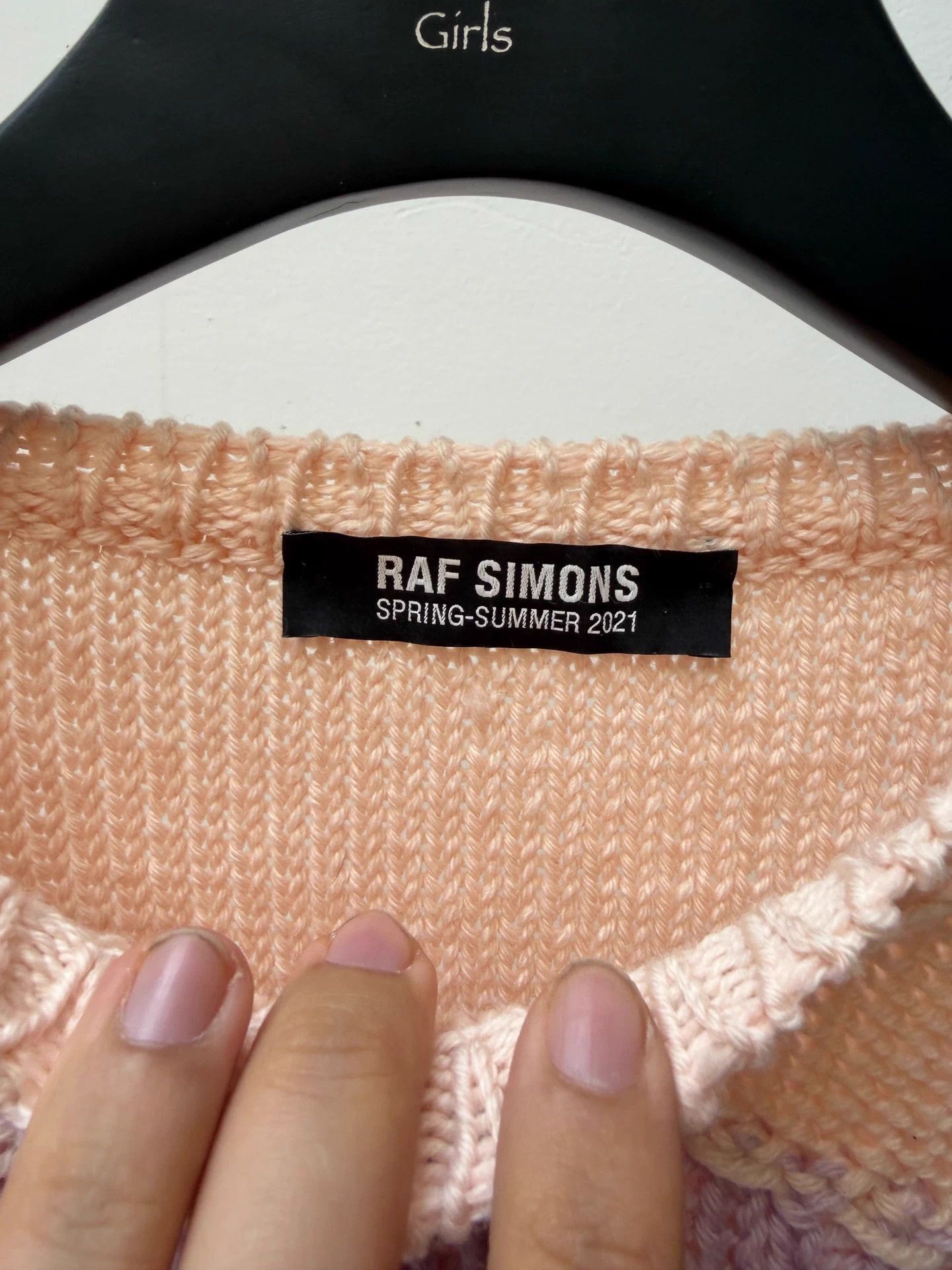 Raf Simons Raf Simons 21ss Teenager Dreams Logo Jq OS Batwing Sweater Size US XS / EU 42 / 0 - 4 Thumbnail