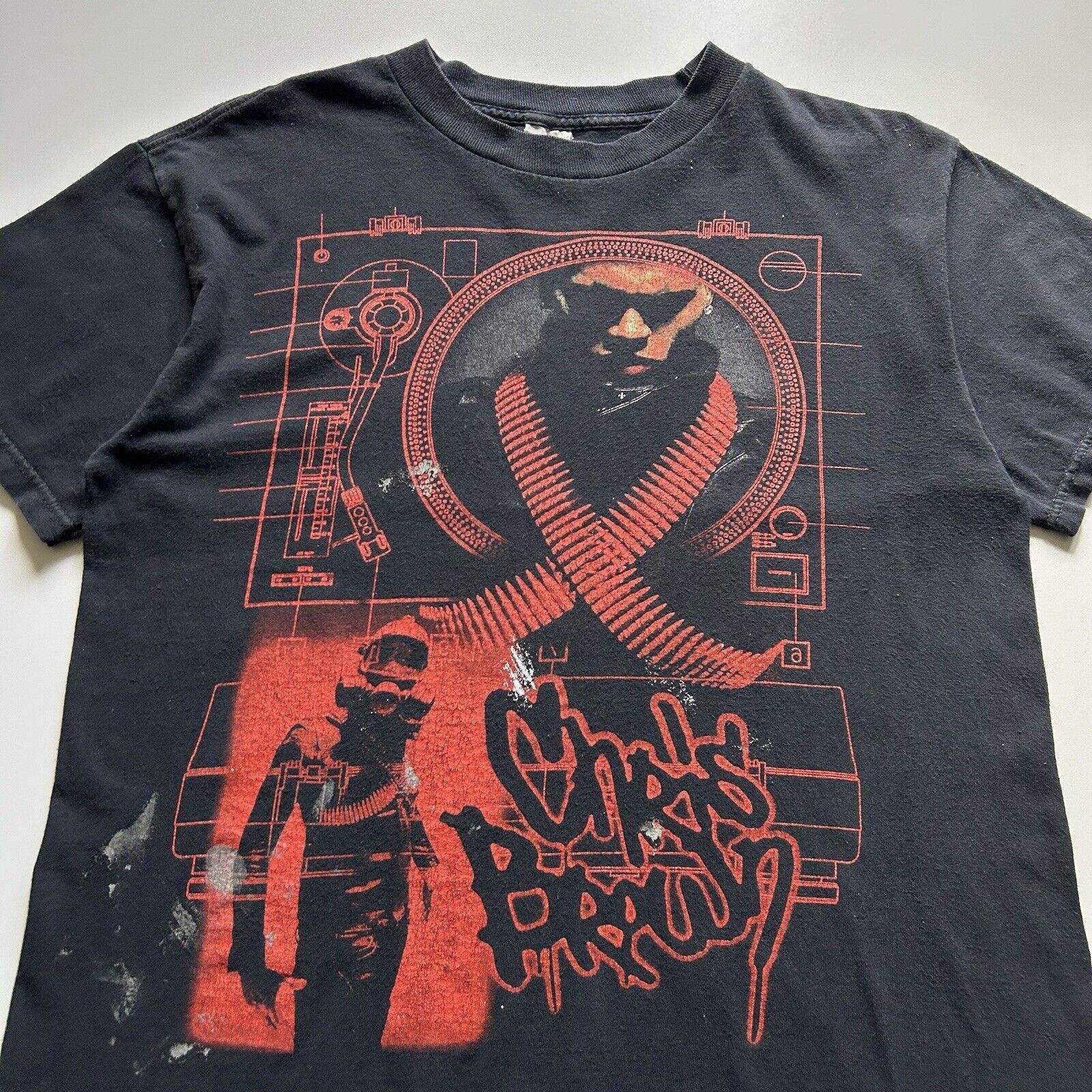 Vintage Vintage Y2K Chris Brown T Shirt Medium The F.A.M.E. Tour Size US M / EU 48-50 / 2 - 2 Thumbnail