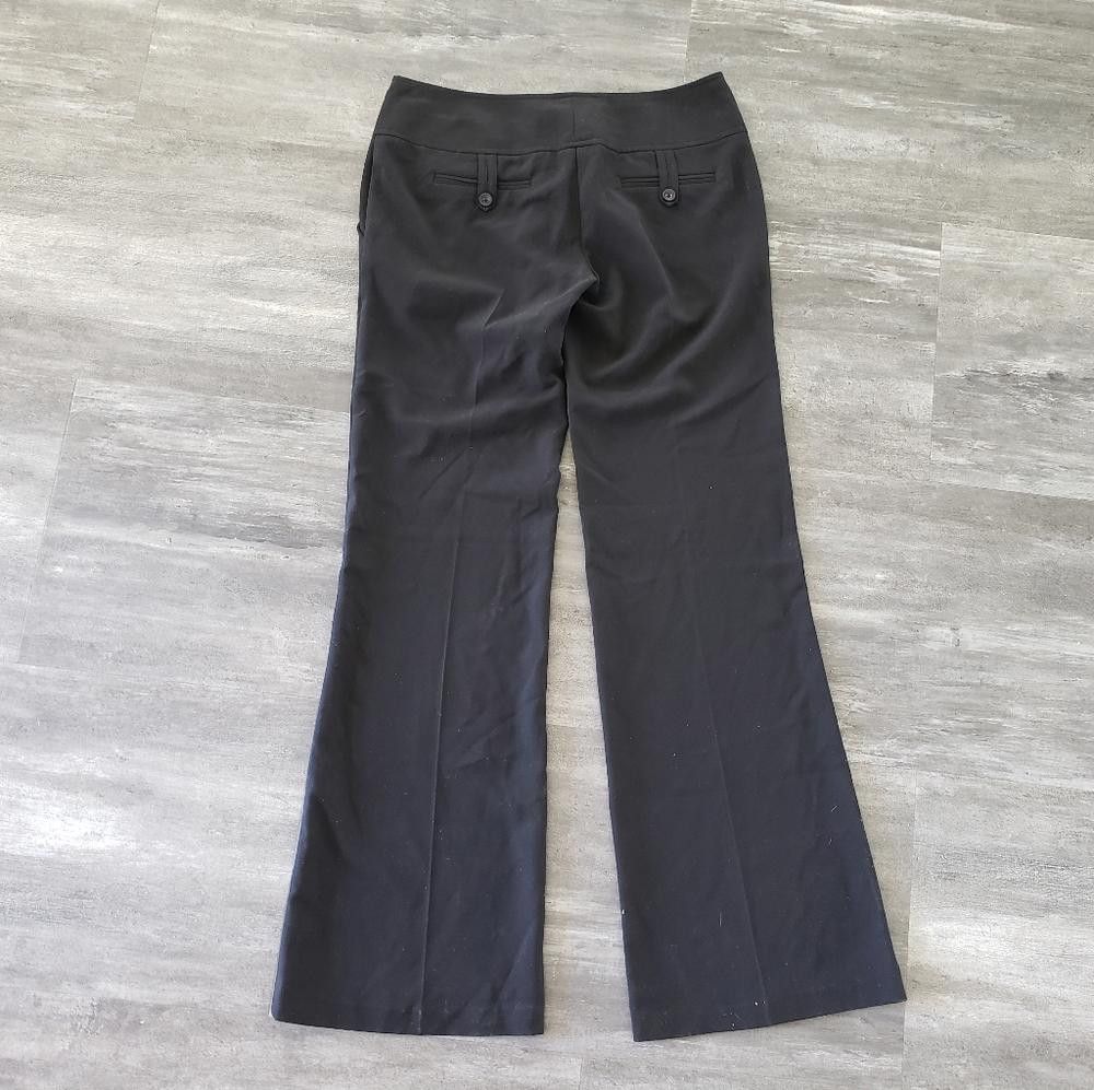 Designer Black Button Detailed CR Dressy Pant Size 30" / US 8 / IT 44 - 2 Thumbnail