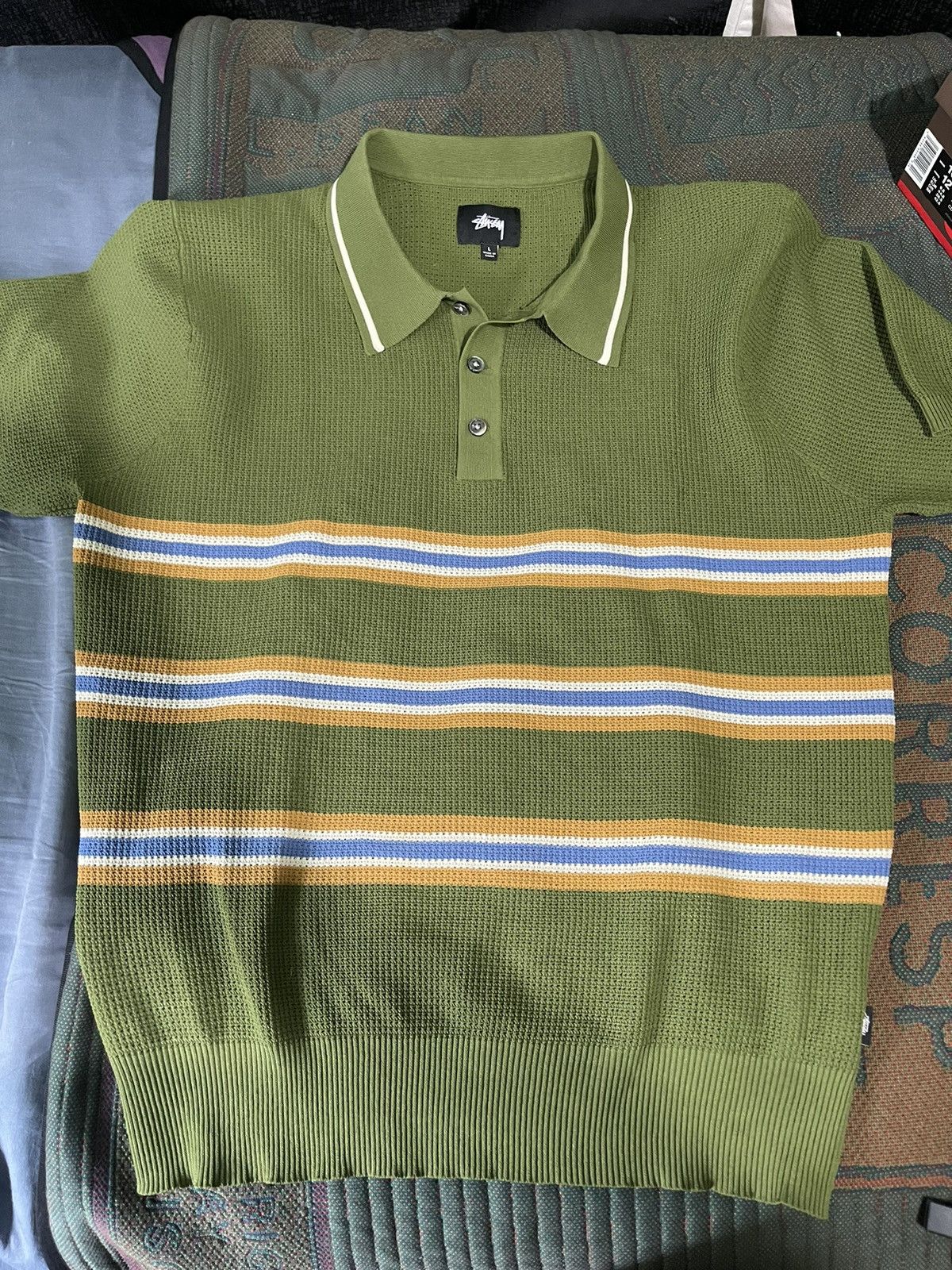 Stussy Stussy knitted polo Grailed