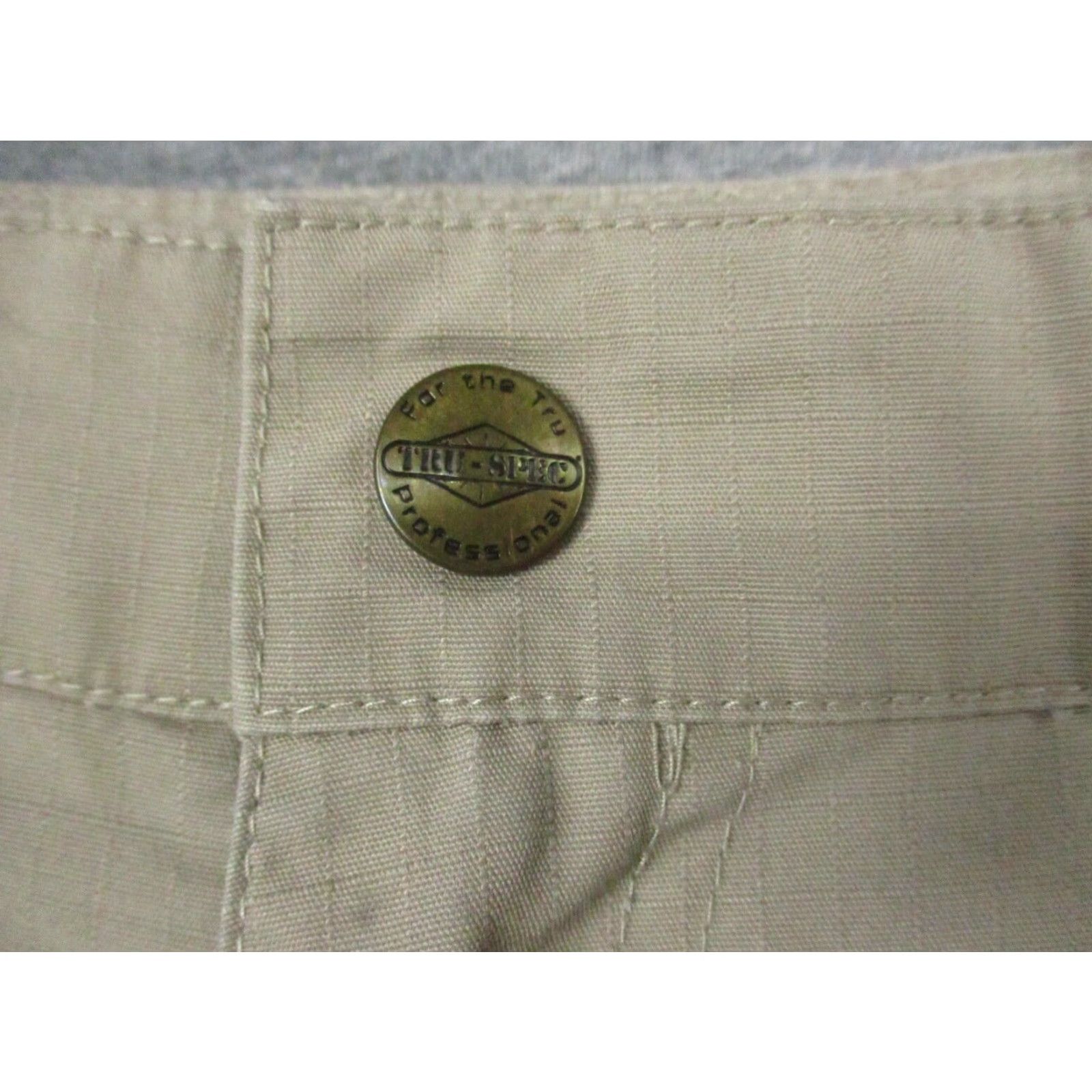 Vintage Tru-Spec Cargo Pants 34x30 Brown Stretch Military Police Tactical Rip Stop Pants Mens Size US 34 / EU 50 - 6 Thumbnail
