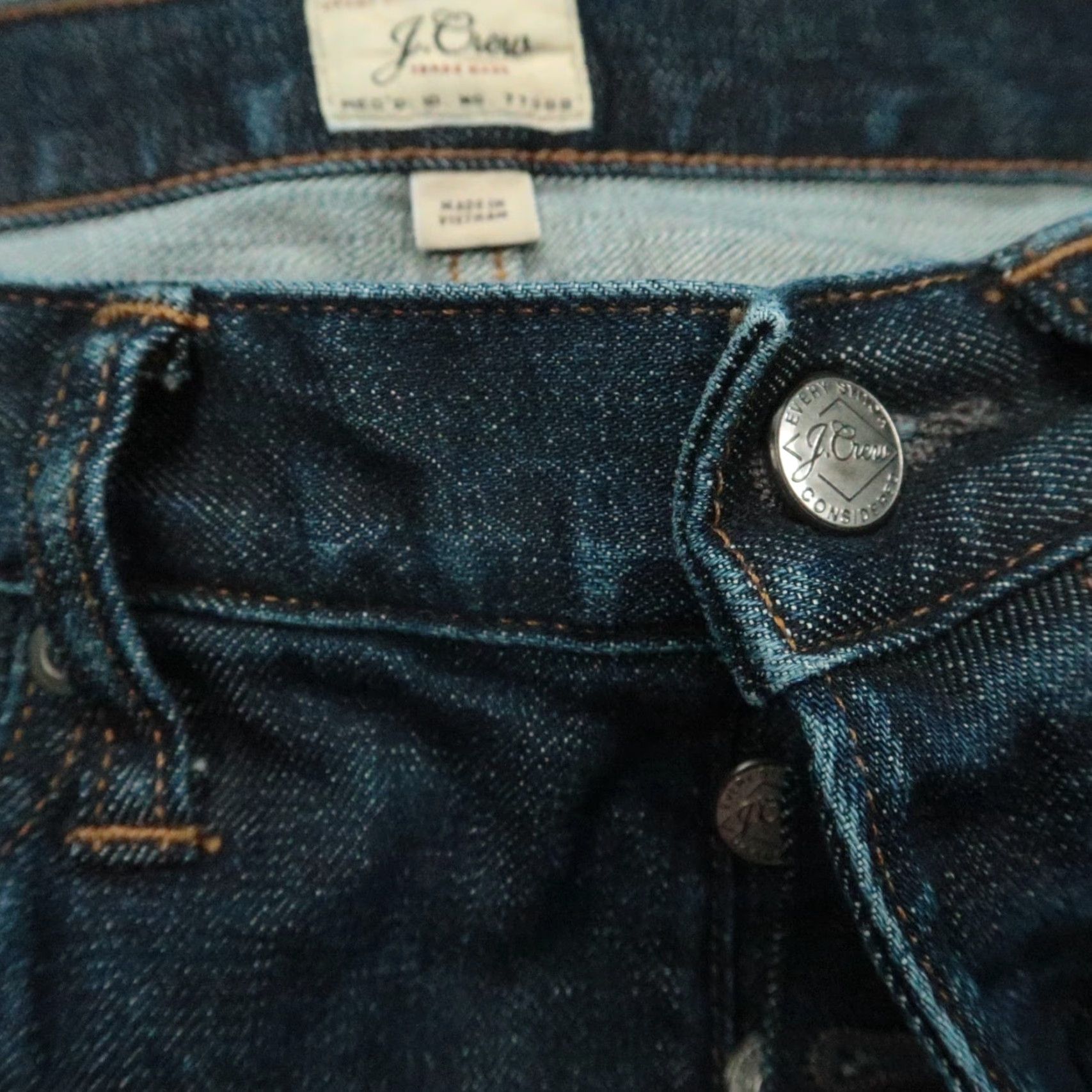 J.Crew VINTAGE J.CREW Jeans Men 28x30 Denim Slim Fit 5-Pocket Blue Casual Straight Size US 28 / EU 44 - 5 Thumbnail