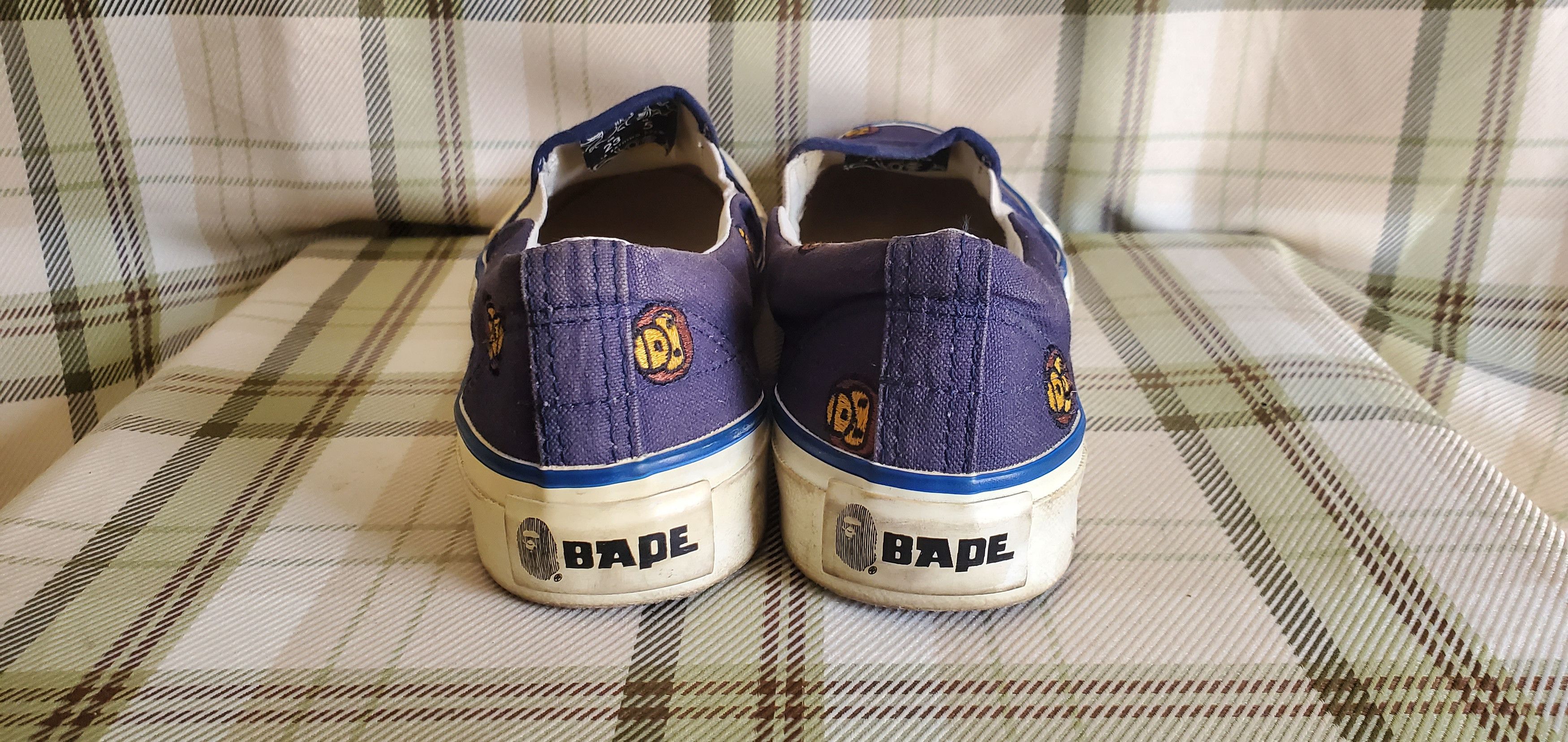 Bape Bape Blue Monkey Lo Top Sneakers Size US 5 / IT 35 - 4 Thumbnail