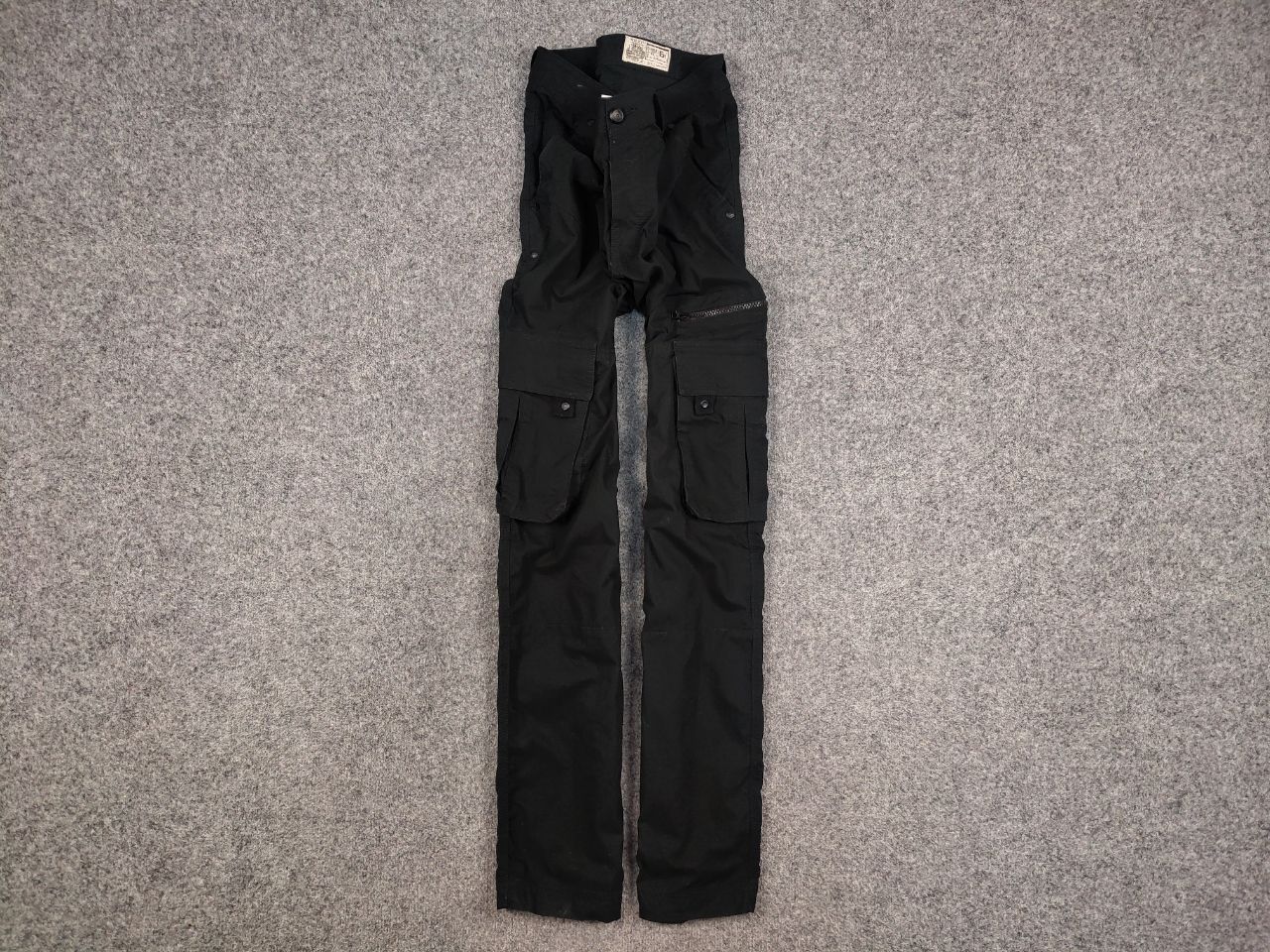 Japanese Brand Vintage Japan style Black Cargo Zip Pants Y2K Size US 34 / EU 50 - 1 Thumbnail