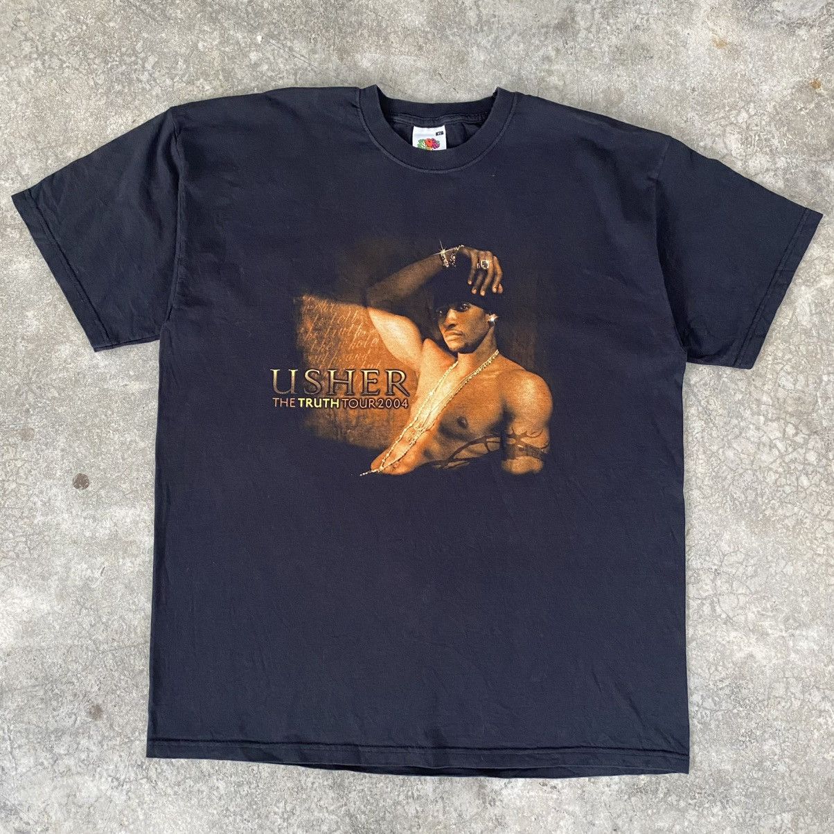 Rap Tees Vintage Y2K 2004 Usher The Truth Tour Promo Rap Tee Size US L / EU 52-54 / 3 - 3 Thumbnail