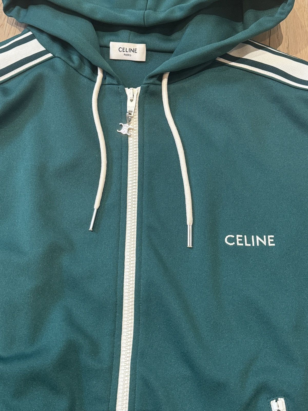 Celine Double Face Jersey Tracksuit Jacket Size US S / EU 44-46 / 1 - 3 Thumbnail