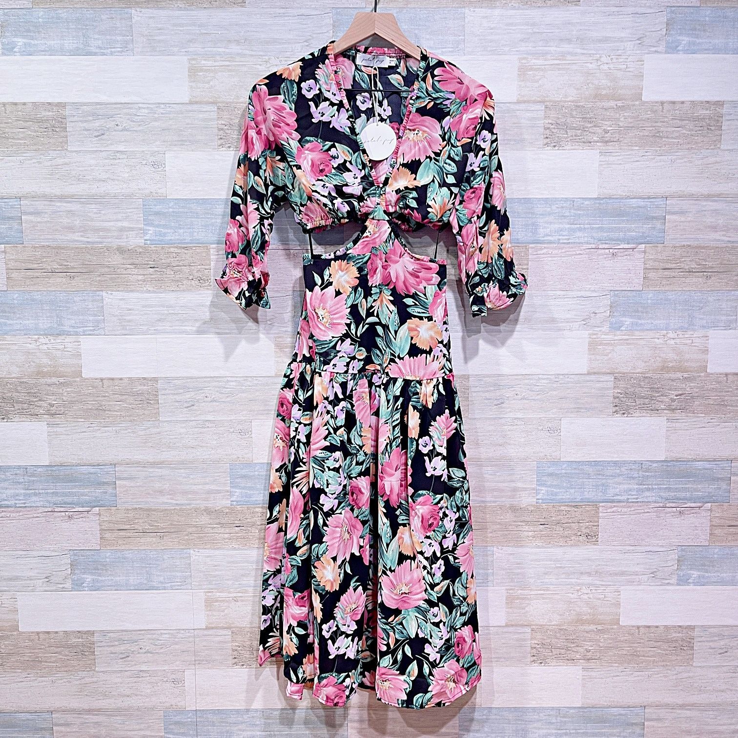 Other Petal & Pup Floral Cut Out Tara Maxi Dress Womens US 0 Size XS / US 0-2 / IT 36-38 - 1 Thumbnail