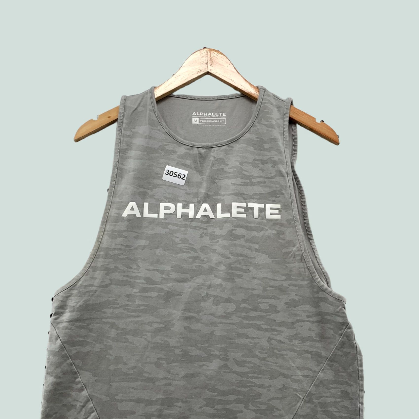 Vintage Alphalete Tank Shirt Women’s Medium Performance Gray Camouflage Size M / US 6-8 / IT 42-44 - 1 Thumbnail