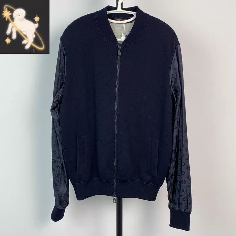 Louis Vuitton Louis Vuitton Arm silk presbyopic logo dark blue jacket Size US M / EU 48-50 / 2 - 1 Thumbnail