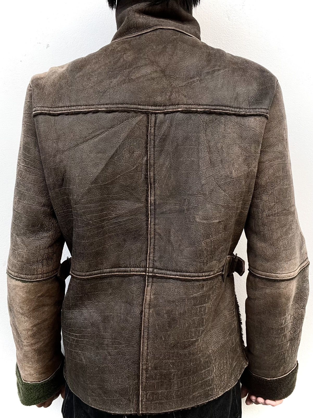 Tornado Mart 2000s Tornado Mart Brown Leather Jacket Size US L / EU 52-54 / 3 - 3 Thumbnail