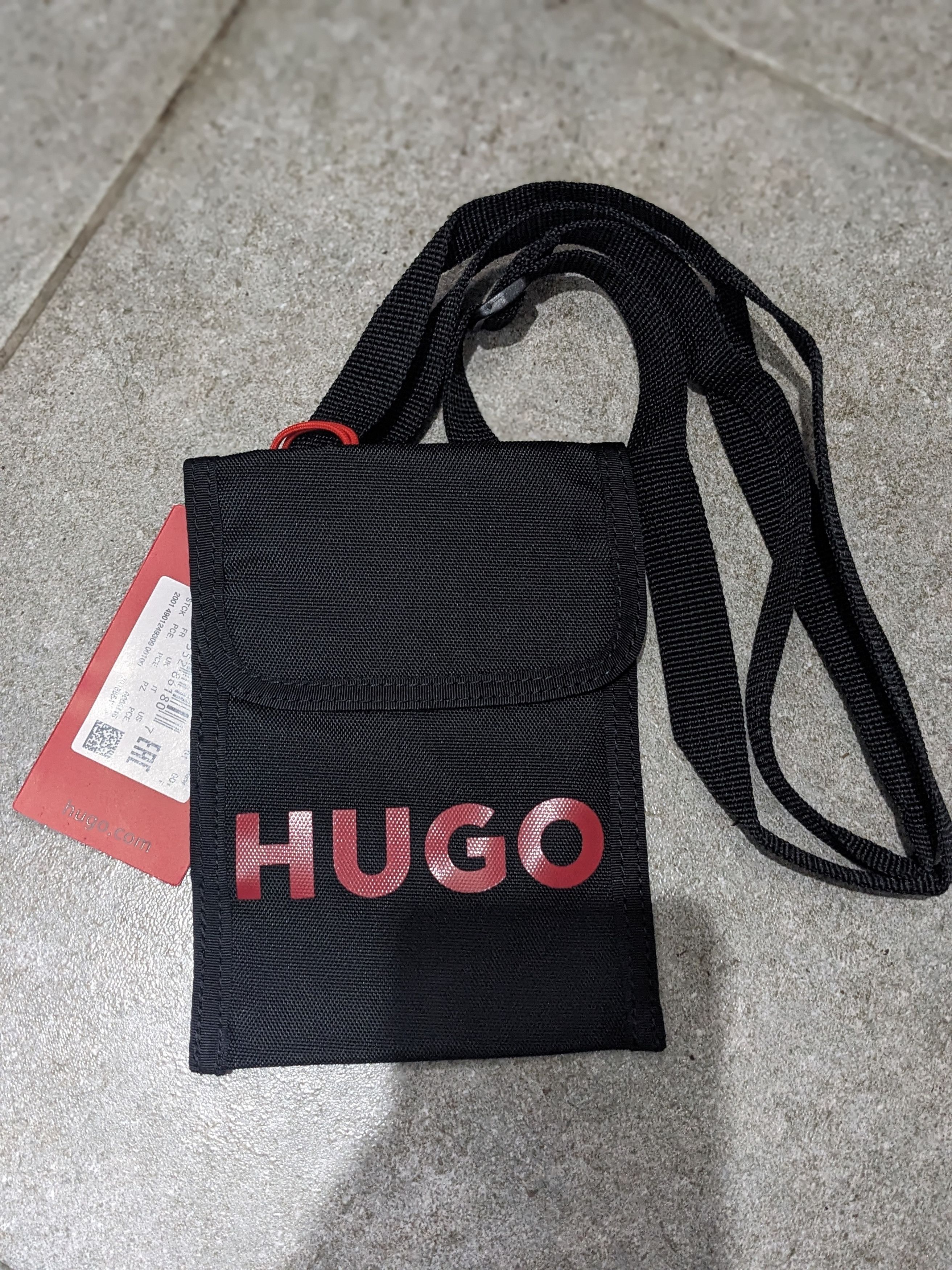 Hugo × Hugo Boss hugo boss ethon phone pouch Black Size ONE SIZE - 2 Thumbnail