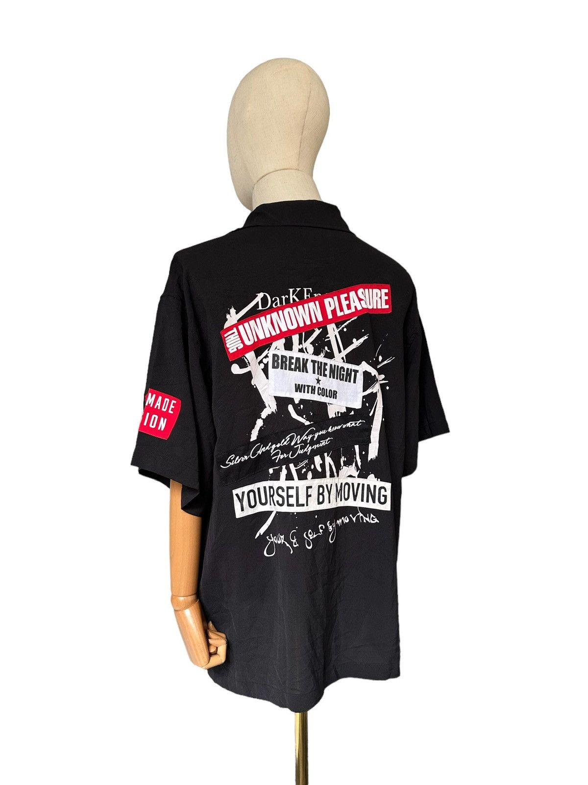 In The Attic In the Attic Homme “ yourself by Moving “ shirt open collar Size US XL / EU 56 / 4 - 7 Thumbnail
