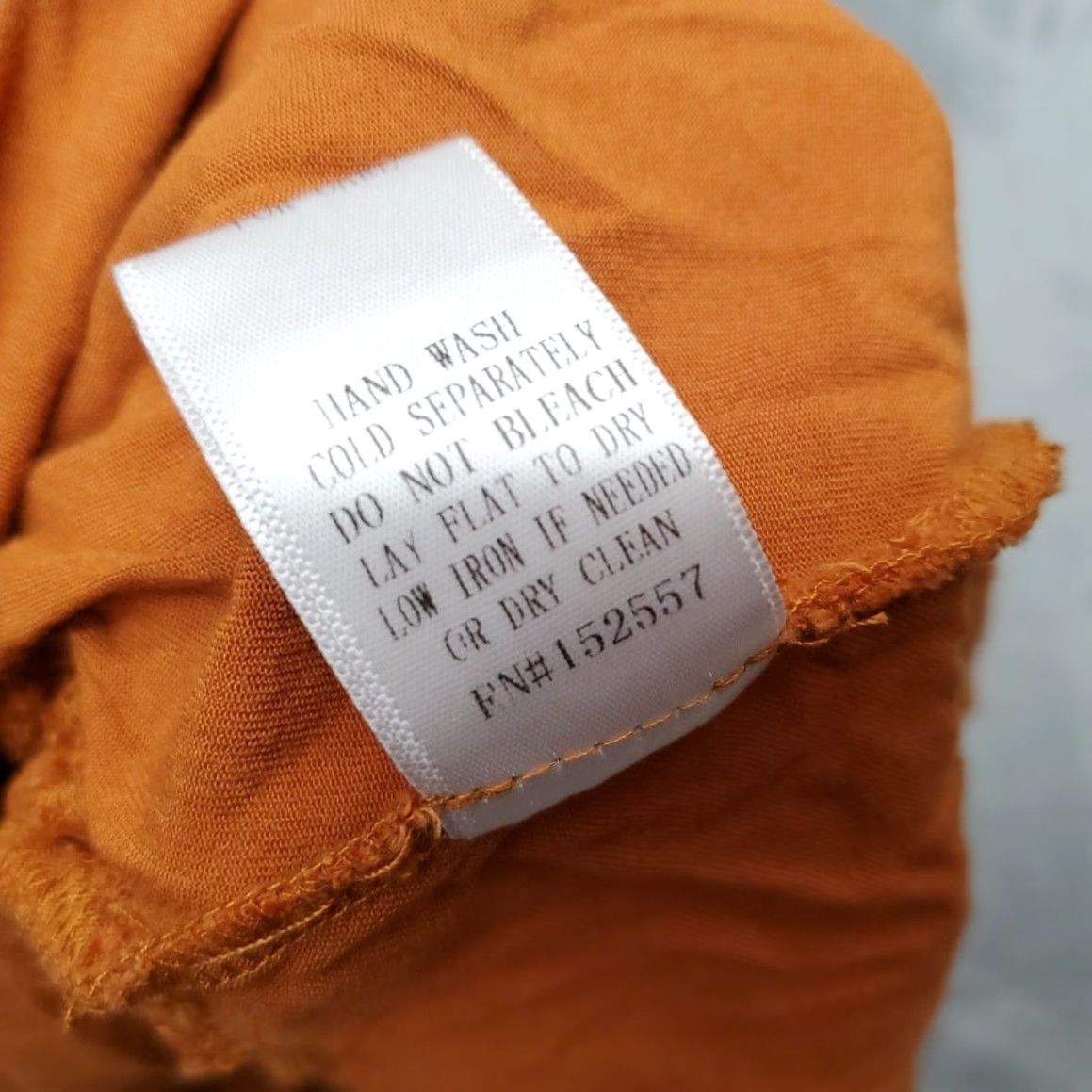 Born Baltic Born Women's Dress L Copper Orange Tiered Lace Trim Midi Rayon Dress Size L / US 10 / IT 46 - 6 Thumbnail