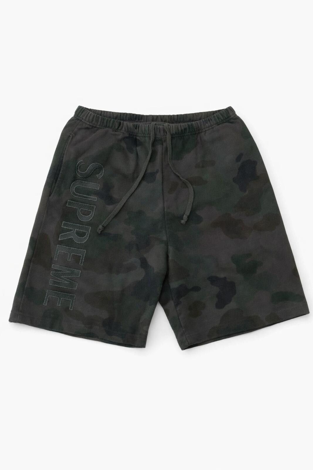 Supreme Supreme Small Box Logo Sweatshort Overdyed Black | Grailed