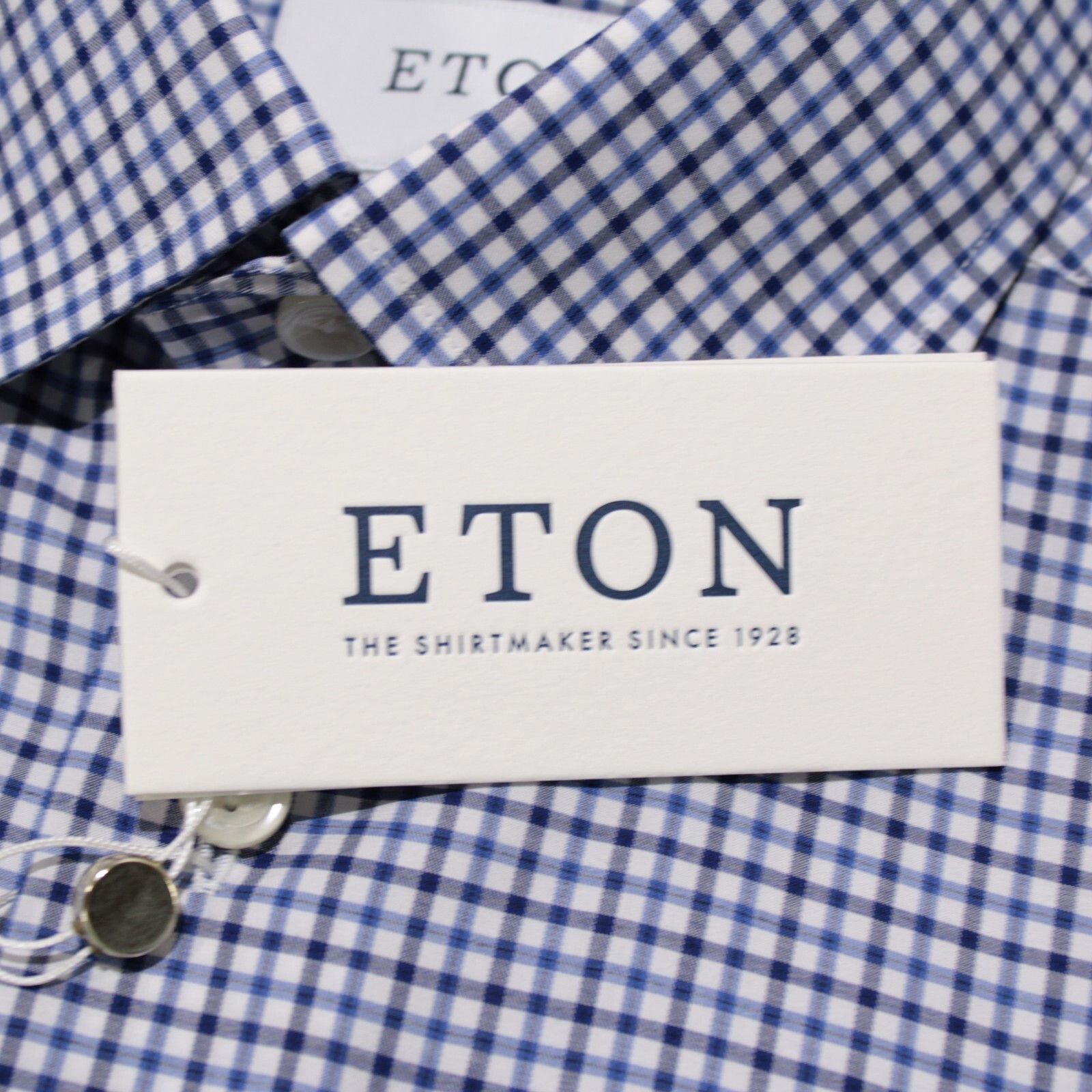 Eton Eton New with tags Shirt Size S US In Blue Size US S / EU 44-46 / 1 - 2 Thumbnail